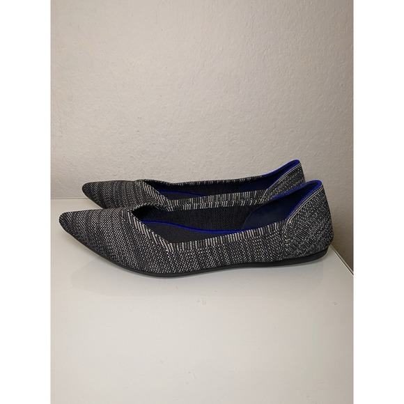 Rothy's Black and Gray Flats - Picture 5 of 12